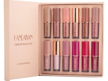 12Pcs Matte Liquid Lipstick Set for Girls Women 24