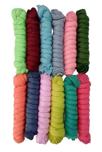 1729032999 Nakoda Creation Cotton Blend Solid Dupatta For Women Pack Of
