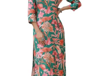 ANNI DESIGNER Womens Cotton Blend Regular Kurta with Palazzo