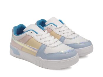 ASIAN Womens Paradise 05 White Casual Sneaker Shoes with Ultra Soft