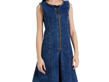 Amazon Brand Symbol Women Womens Denim A line One Piece