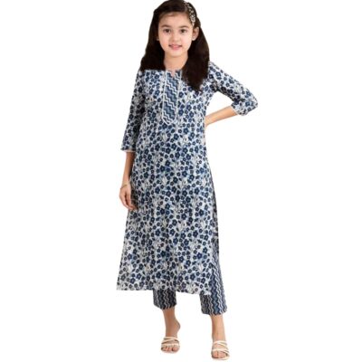 BHOLUKART Girls Cotton Kurta Set Printed kurti for Girls