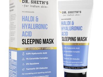 Dr Sheths Haldi Hyaluronic Acid Sleeping Mask Cream For