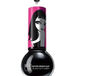 Elle 18 Water Resistant Black Out Eye Liner Black 5