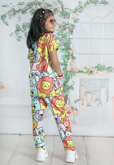 Emblica Girls Printed Lycra Cotton Blend Casual wear Comfortable Cap
