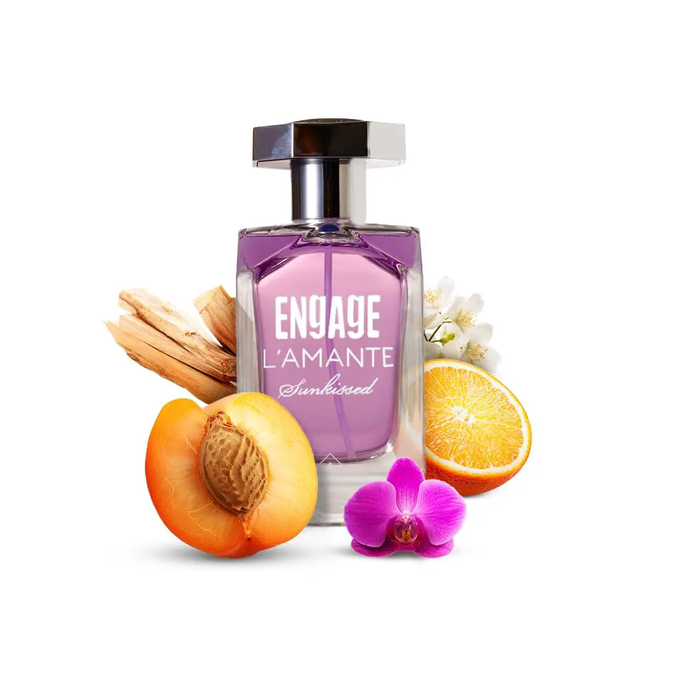 Engage Lamante Sunkissed Eau De Parfum for Women Floral Fragrance