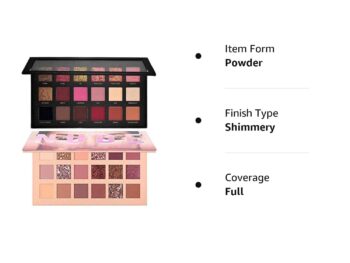 FAIRY FIRST Nude and Rose Gold Eyeshadow Palette Combo Shimmery