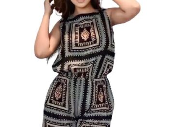 FASHION DEALS Printed Rayon Emerald Jumpsuit for Women Sleeves Floral