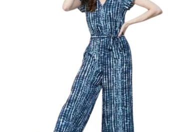 FCV Rayon Printed Jumpsuit for Women