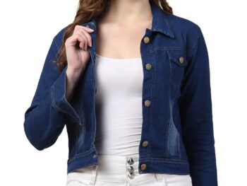 FUNDAY FASHION Mens Denim Blend Standard Length Jacket