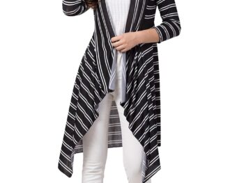 FUNDAY FASHION Womens Cotton Lapel Collared Shrug