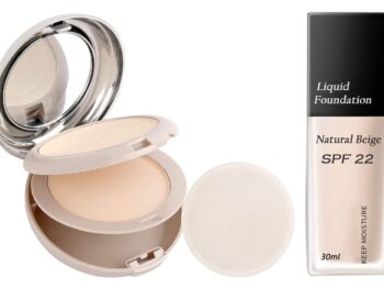 Face Powder for Oily Skin Facial Compact Powder Makeup Skin