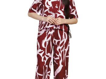 Fashion Dream Girls Cotton Blend Printed Co Ord SetGirl Combo SetTop