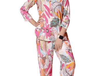 Fashion Dream Girls Rayon Cotton Clothing SetGirls Clothing SetPrinted Girls