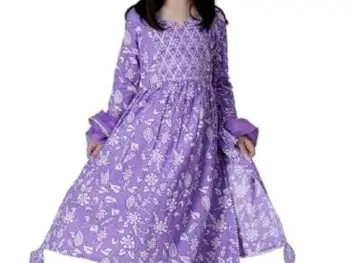 Girls Rayon Nayra Cut Kurti Pant Dupatta Trendy Ethnic Wear