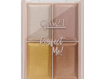Glam21 Perfect Me Highlighter Palette Blusher Ultimate Shimmer Formulations