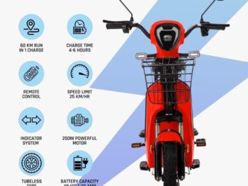 Green Udaan Electric Scooter For Adults Commuter With Lead Acid
