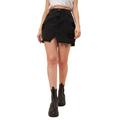 HIGH STAR Cotton A Line Denim Skirts