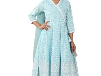 HL GARMENTS Girls Anarkali Gown Dress
