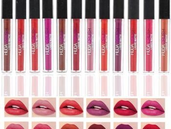 HUDACRUSH Huda Crush Beauty Pack Of 12Pcs Matte Liquid Lipstick