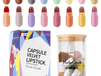 Huda Crush Beauty Mini Bullet Capsule Style Lipstick Set