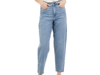 INKD Womens Stretchable Barrel Fit Jeans