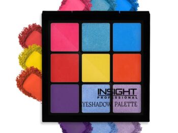 INSIGHT Cosmetics 9 Color Eyeshadow Pallate Powder MatteShimmerBeginner Friendly and
