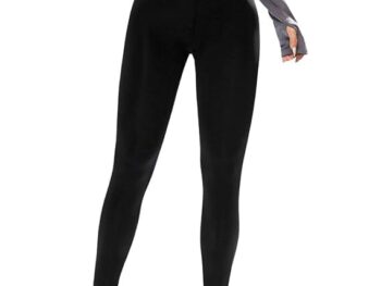 Imperative Regular High Waist Stretchable Gym Tights Leggings with Crossover