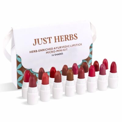 Just Herbs Ayurvedic Creamy Matte Micro Mini Lipstick Kit Lip