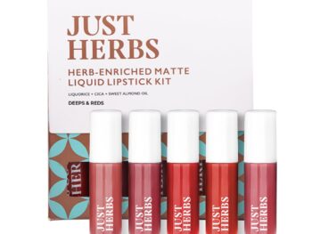 Just Herbs Ayurvedic Liquid Lipstick Kit Set of 5 with