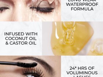 Just Herbs Serum Infused Volume Boost Mascara Highly Pigmented Waterproof