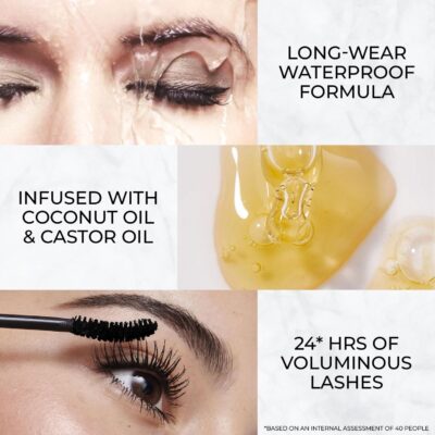 Just Herbs Serum Infused Volume Boost Mascara Highly Pigmented Waterproof