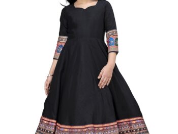 Jwalin Girls Maxi Length Flared DressGirls Maxi DressEthnic DressLong Maxi