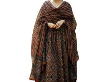 KLOSIA Women Printed Flared A Line Kurta with Pant and Dupatta