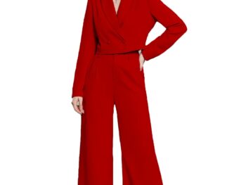 KOTTY Womens Solid Relaxed Fit Full Sleeve Co ord Blazer and