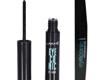 LAKME Women Set Of Matte Liquid Eyeliner Curling Mascara