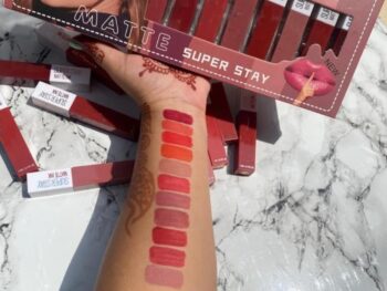 LOBE MIRACLE Matte Velvet Liquid Lipstick Set 12 Long Lasting Waterproof