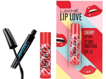 Lakme Eyeconic Lash Curling Mascara Black 9ml And Lakme Lip