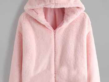 Lakshya Closet Womens Fleece Hoodie Jacket Zip Up Teddy Coat