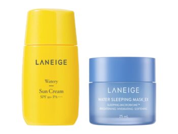 Laneige Combo of Watery Sunscreen 50ml and Water Sleeping Mask