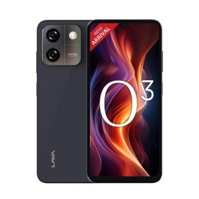 Lava O3 Glossy Black 4 GB RAM 64 GB Storage