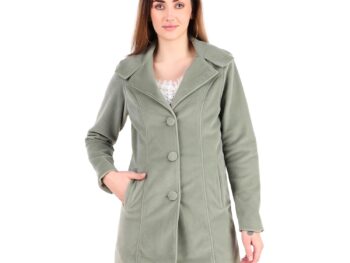 Leather Retail Long Velvet Jacket For Women