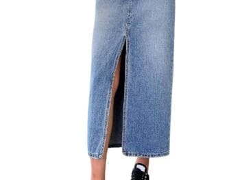 Leriya Fashion Denim Skirt for Women Long Denim Skirt for