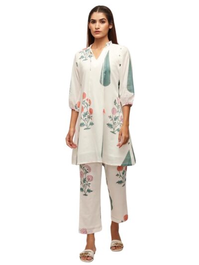 Leriya Fashion Women Rayon 34 Sleeve Co Ord Set For Women