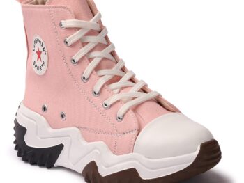 Longwalk Women Zig Zag Style Canvas Boot for Girls