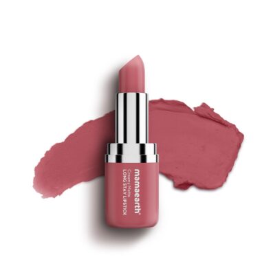 Mamaearth Creamy Matte Long Stay Lipstick with Murumuru Butter and