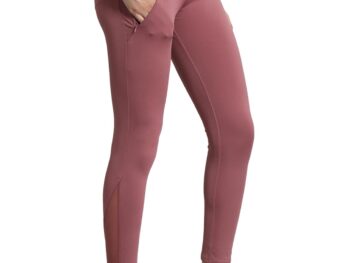 Mehrang Gym wear Mesh Legging Workout Pants with Side PocketsStretchable