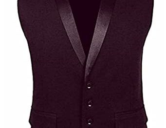 Men Slim Fit Single Breasted Tuxedo Waistcoat