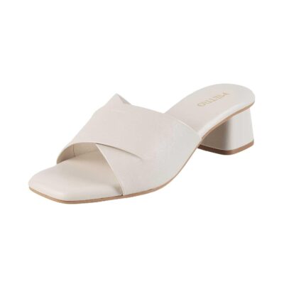 Metro Womens Faux Leather Formal Block Heel Fashion Sandals