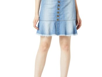 Miss Chase Womens Blue Regular Fit Mid Rise Clean Look
